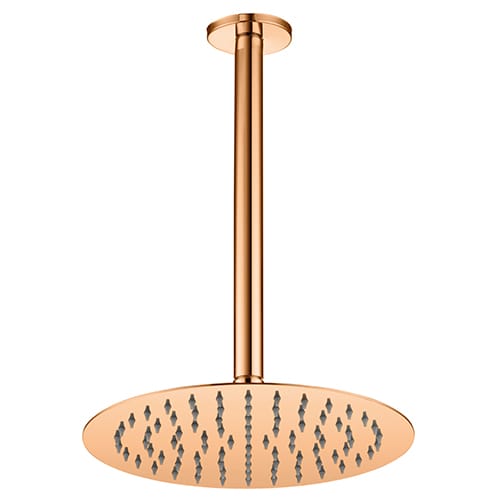 GPD Ankastre Duş Başlığı Tavandan Ø250 Rose Gold Pvd ADS20-R