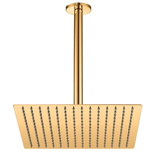 GPD Ankastre Duş Seti Tavandan 300x300 Gold Pvd ADS21-A