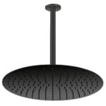 GPD Ankastre Duş Seti Tavandan Ø400 Siyah ADS24-S