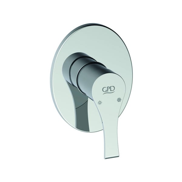 GPD Atros Ankastre Duş Bataryası Krom MAD65 GPD Atros Ankastre Duş Bataryası Krom MAD65