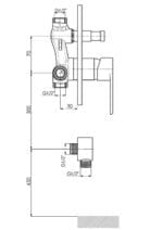 GPD Atros Ankastre Kabin Bataryası Krom MKB65
