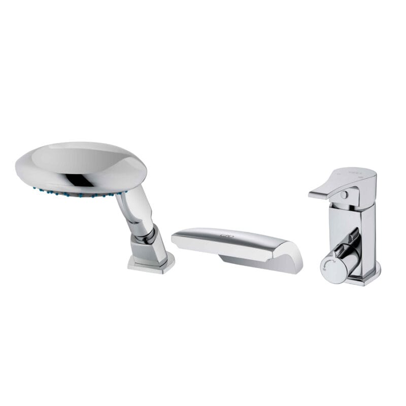 GPD Atros Ankastre Küvet Bataryası 3 Delikli Krom MAK67