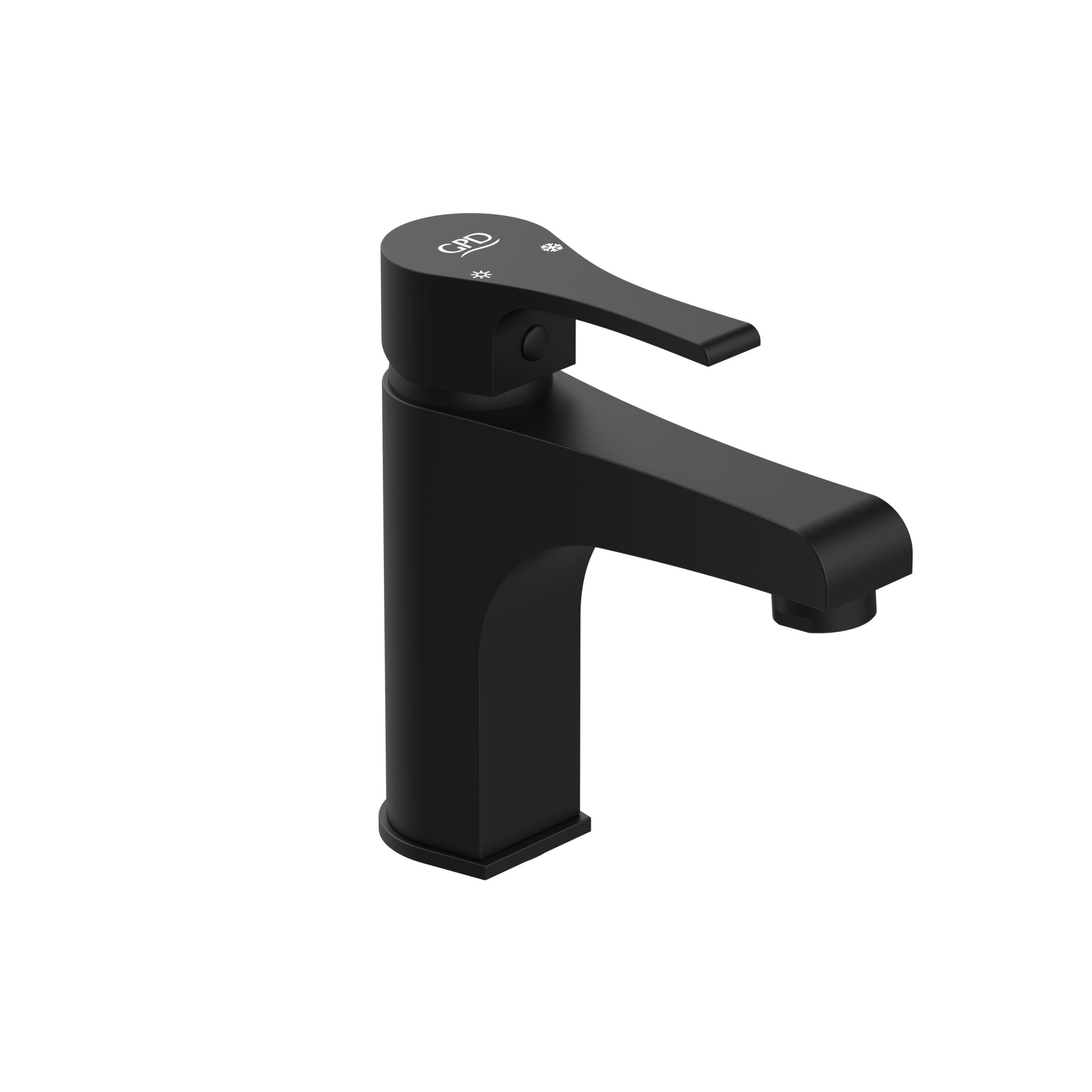 GPD Atros Lavabo Bataryası Siyah MLB65-S GPD Atros Lavabo Bataryası Siyah MLB65-S