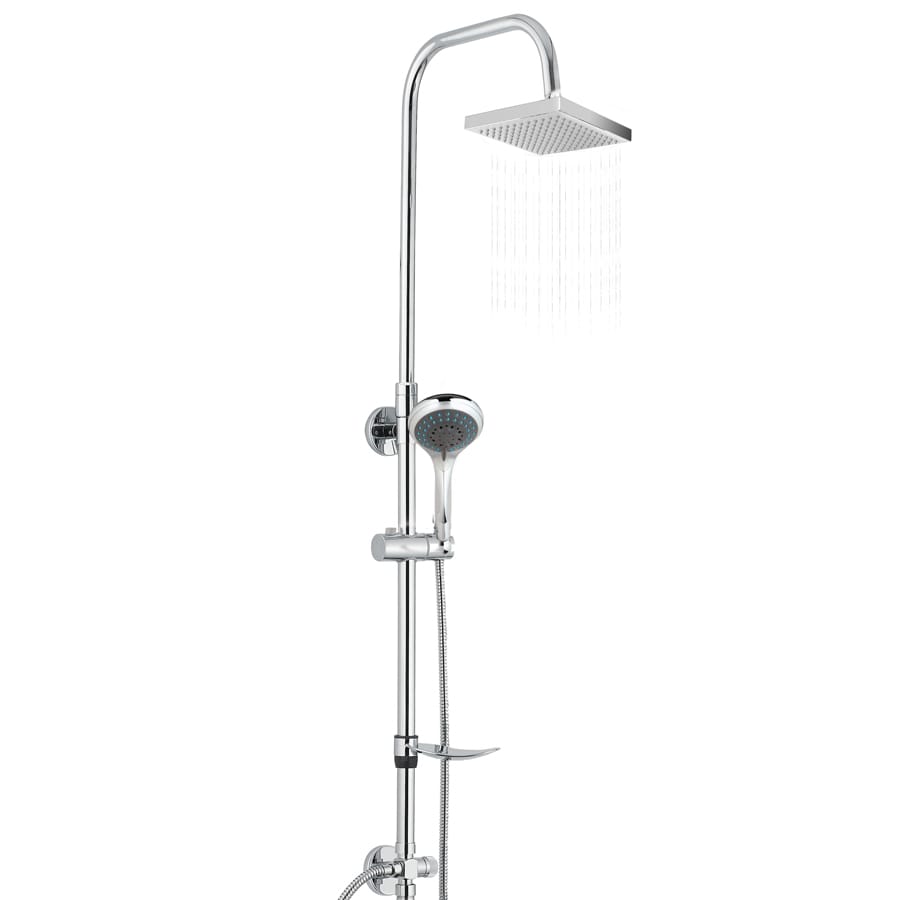 GPD Duş Seti 5 Fonksiyonlu El Duşu 250x250 Krom DST24 GPD Duş Seti 5 Fonksiyonlu El Duşu 250x250 Krom DST24