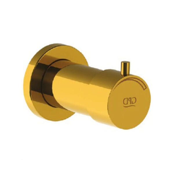 GPD Espina Ankastre Ara Kesme Vanası 1/2 Büyük Volan Gold Pvd AAK71-A