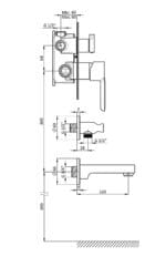 GPD Felis Mix Çevirmeli Ankastre Batarya Tsen817 Krom MCA76