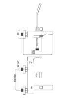 GPD Fuego Banyo Bataryası Krom MBB105