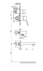 GPD Gildo Mix Çevirmeli Ankastre Batarya Tsen817 Krom MCA166
