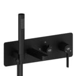 GPD Gildo Mix Kombine Ankastre Banyo Bataryası Siyah MKA165-S