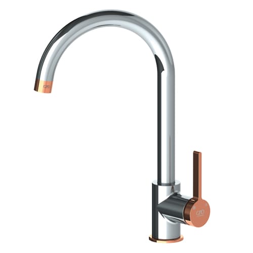 GPD Gildo Tek Gövde Eviye Bataryası Krom-Rose Gold MTE165-K-R