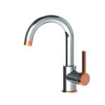 GPD Gildo Tek Gövde Lavabo Bataryası Krom-Rose Gold MTL165-K-R