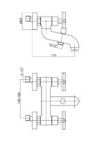 GPD Nino Banyo Bataryası Krom BNB05