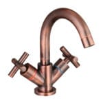 GPD Nino Döner Borulu Lavabo Bataryası Bakır Oksit Kaplama DLB05-B