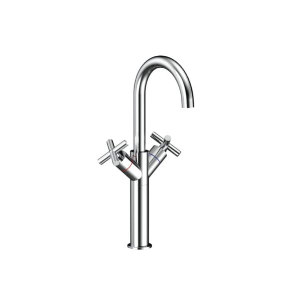 GPD Nino Set Üstü Lavabo Bataryası Krom SLB05