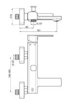 GPD Pedra Banyo Bataryası Krom MBB160