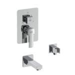 GPD Pedra Mix Çevirmeli Ankastre Batarya Tsen817 Krom MCA161