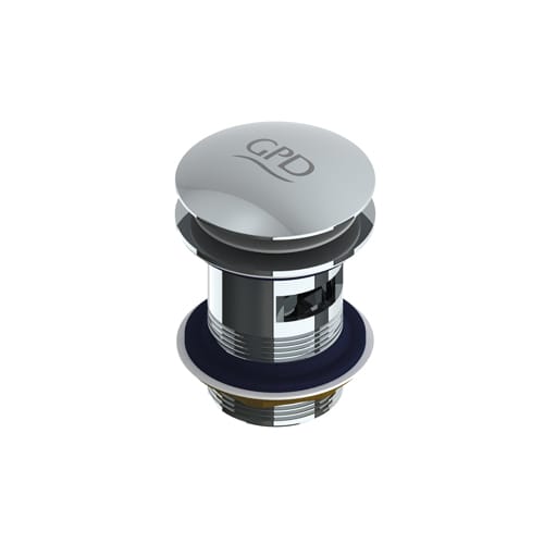 GPD Pop-Up Ünitesi Basmalı-Normal/Taşma Delikli Krom PUP06