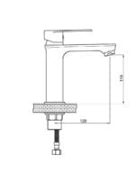 GPD Provido Kısa Lavabo Bataryası Gold Pvd MLB156-A