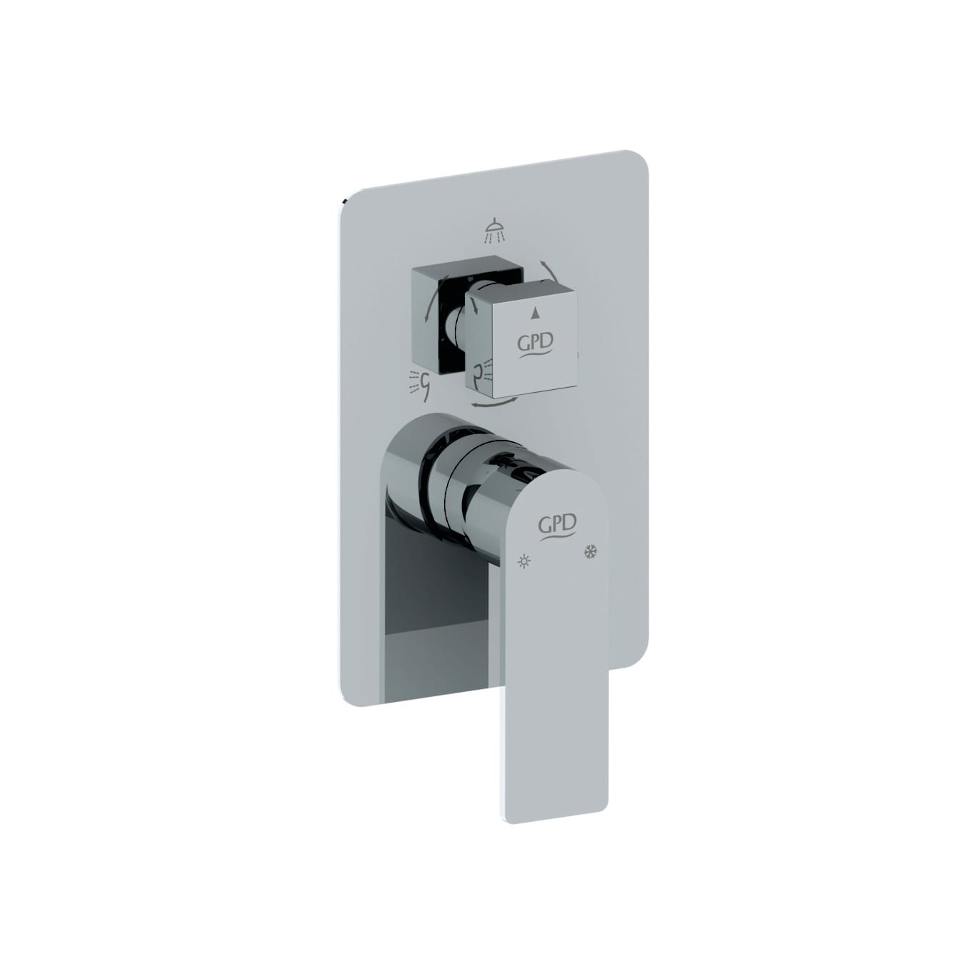 GPD Provido Mix Çevirmeli Ankastre Batarya Sıva Üstü Grubutsen817 Krom SCU155 GPD Provido Mix Çevirmeli Ankastre Batarya Sıva Üstü Grubutsen817 Krom SCU155