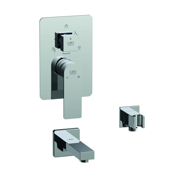 GPD Provido Mix Çevirmeli Ankastre Batarya Tsen817 Krom MCA156 GPD Provido Mix Çevirmeli Ankastre Batarya Tsen817 Krom MCA156