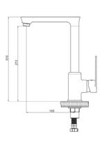 GPD Provido Tek Gövde Eviye Bataryası Krom MTE155