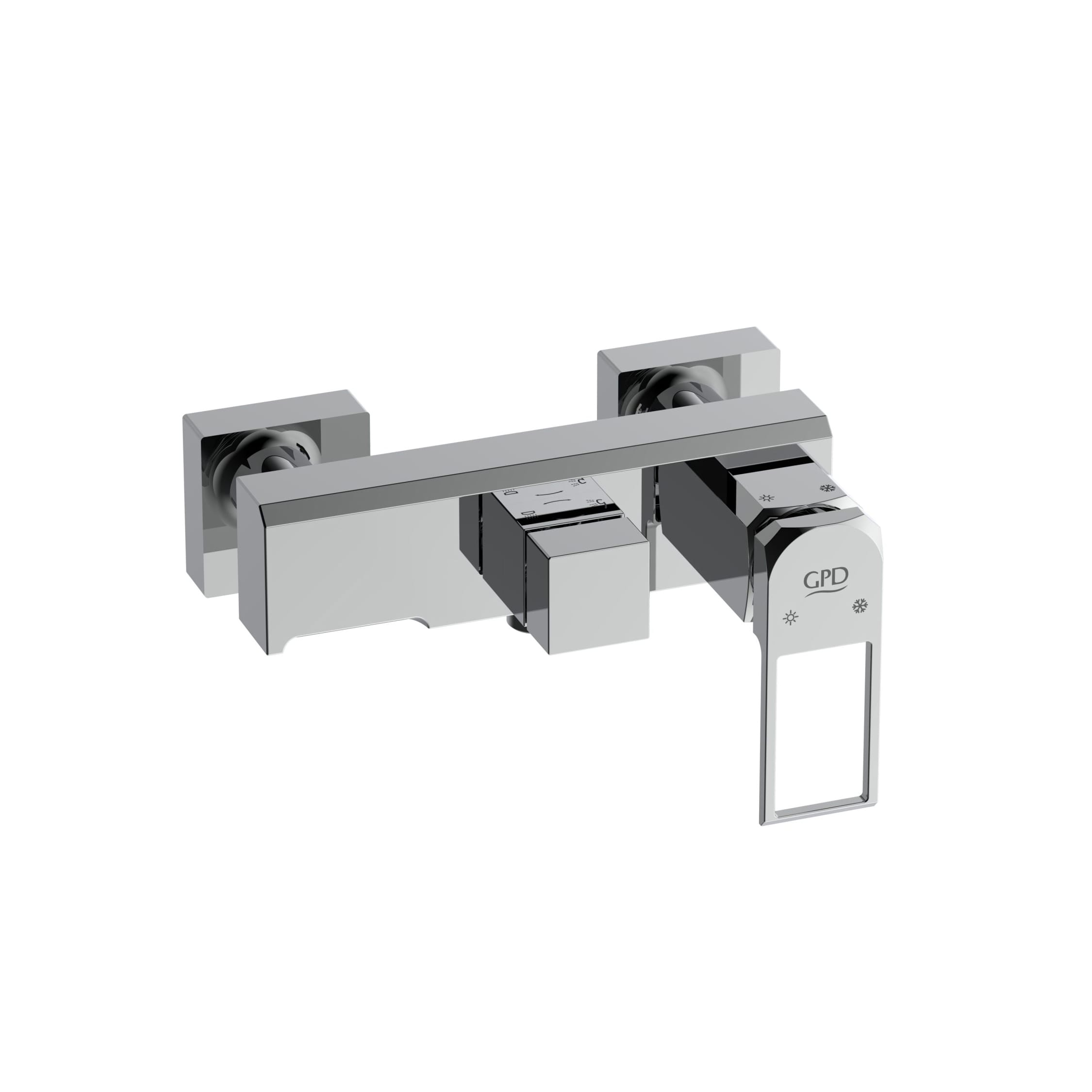 GPD Quadro Banyo Bataryası Krom MBB190 GPD Quadro Banyo Bataryası Krom MBB190