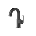 GPD Quadro Tek Gövde Lavabo Bataryası Siyah MTL190-S