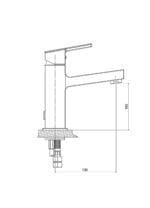 GPD Ritmo Lavabo Bataryası Krom MLB85