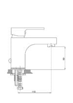 GPD Solus Lavabo Bataryası Krom MLB55