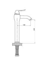 GPD Tauro Set Üstü Lavabo Bataryası Krom MSL150