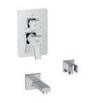 GPD Tulio Mix Çevirmeli Ankastre Batarya Tsen817 Krom MCA136