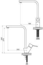 GPD Tulio Tek Gövde Eviye Bataryası Krom MTE135