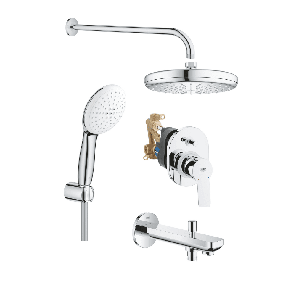 Grohe BauEdge Tempesta BauContemporary Ankastre Duş Seti Grohe BauEdge Tempesta BauContemporary Ankastre Duş Seti