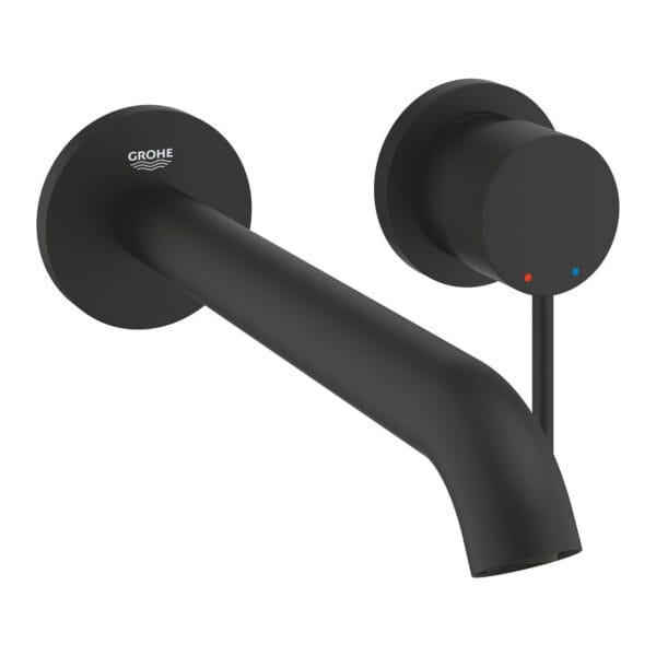Grohe Essence Duvardan Ankastre Lavabo Bataryası L-Boyut (Sıva Üstü Grubu), Hayalet Siyah