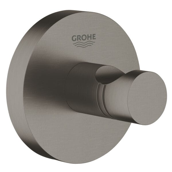 Grohe Essentials Tekli Havlu/Bornoz Askısı, Fırçalı Sert Grafit