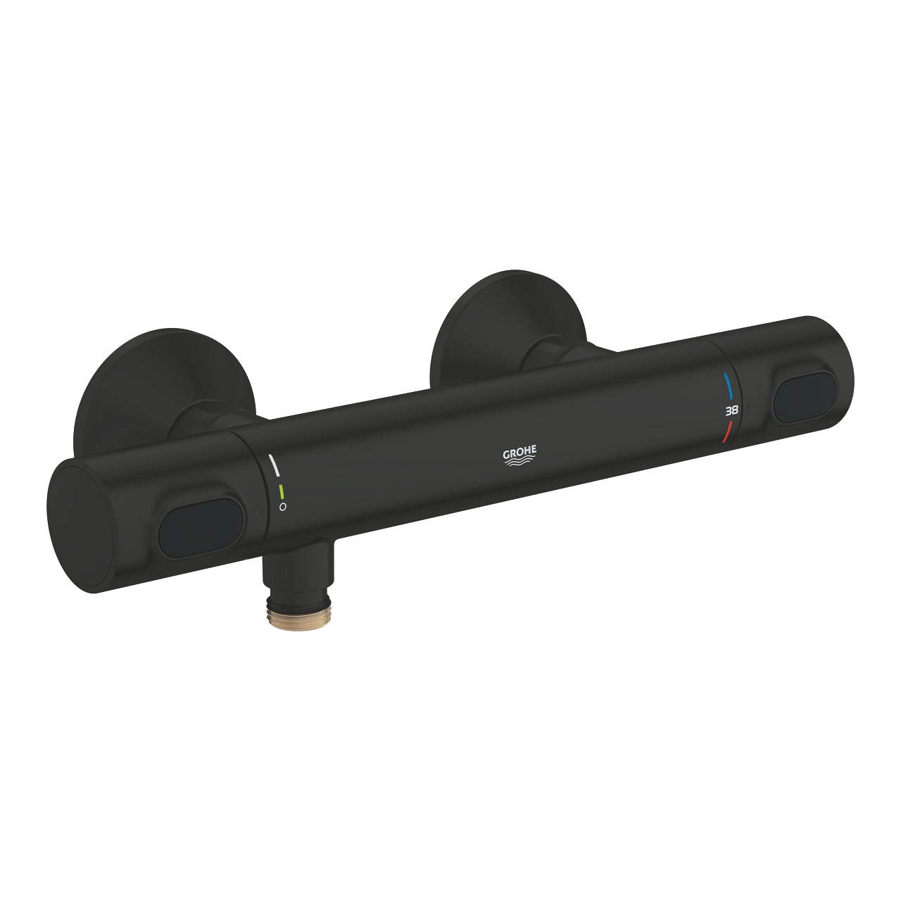 Grohe Grohtherm 500 Termostatik Duş Bataryası, Mat Siyah Grohe Grohtherm 500 Termostatik Duş Bataryası, Mat Siyah