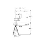 Grohe Minta Spiralli Eviye Bataryası