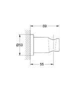 Grohe Rainshower Sabit Duş Askısı, Fırçalı Bakır