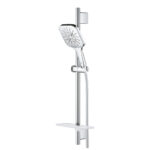 Grohe RainShower SmartActive 130 Cube Sürgülü Duş Seti, 3 Fonksiyonlu