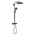 Grohe RainShower SmartActive 310 Termostatik Duş Bataryalı Duş Sistemi, Hayalet Siyah