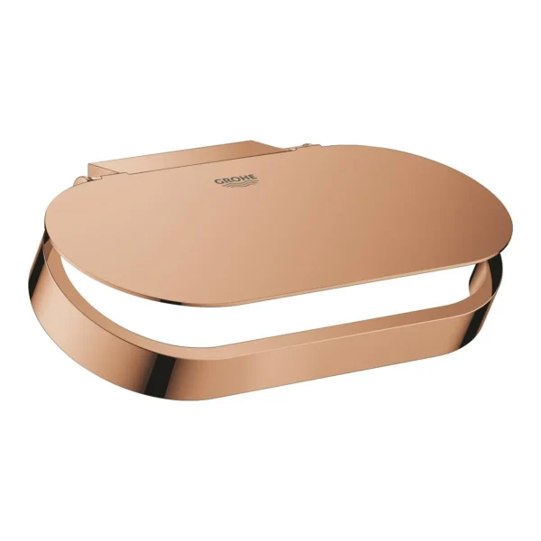 Grohe Selection Kapaklı Tuvalet Kağıtlığı, Bakır