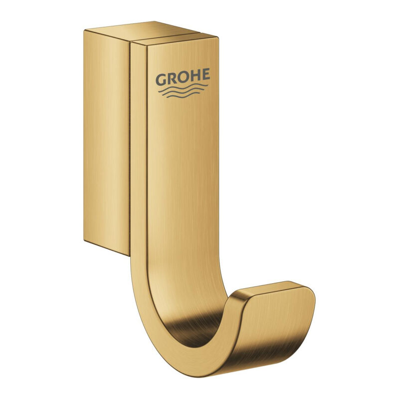 Grohe Selection Tekli Havlu/Bornoz Askısı, Fırçalı Altın