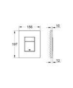 Grohe Skate Cosmopolitan Kumanda Paneli, Parlak Siyah