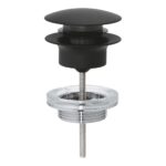 Grohe Tapa Takımı Bas-Aç Süzgeç, Hayalet Siyah