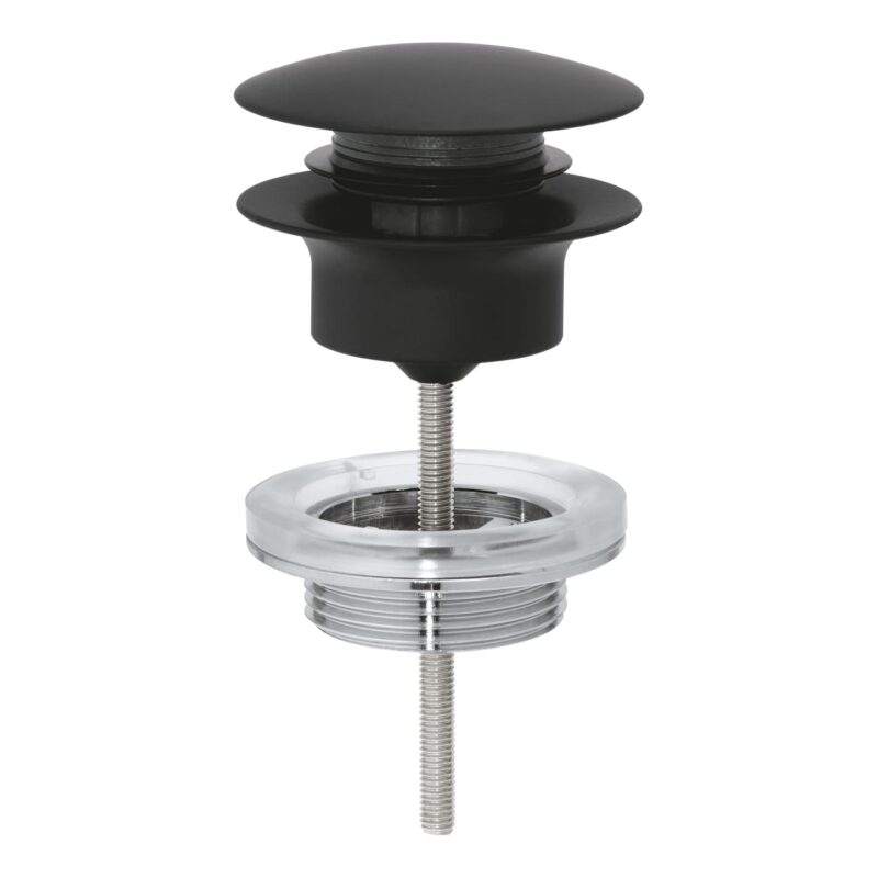 Grohe Tapa Takımı Bas-Aç Süzgeç, Hayalet Siyah