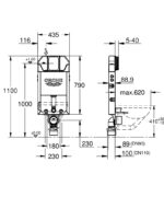 Grohe Uniset Gömme Rezervuar, İnce