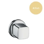 Hansgrohe E Ankastre Stop Valf Sıva Üstü Altın