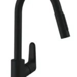 Hansgrohe Focus Eviye Bataryası 230 Spiralli Siyah