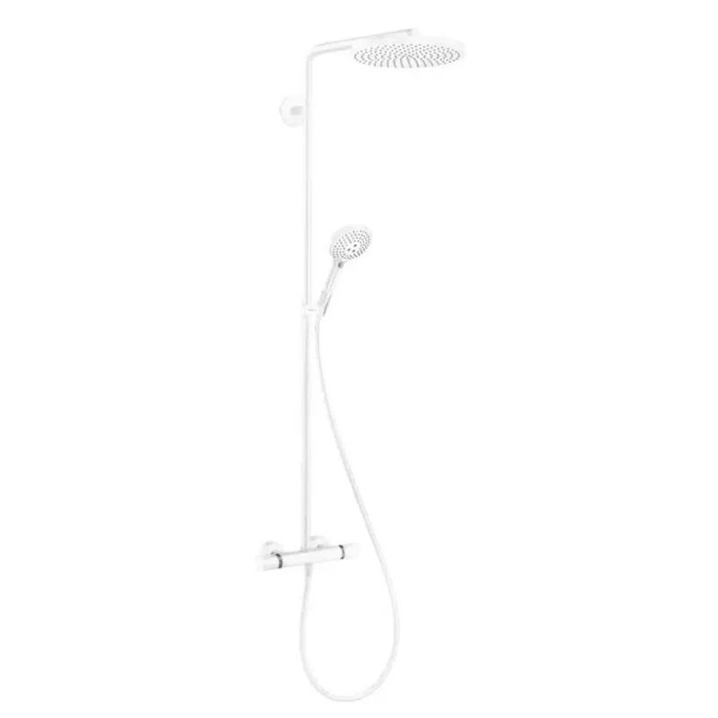 Hansgrohe Raindance Select S 240 1 Jet Termostatik Duş Kolonu Mat Beyaz