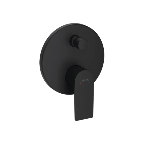 Hansgrohe Rebris E Tek kollu Satin Siyah Ankastre banyo bataryası